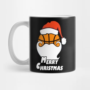 Christmas Basketball Santa Mug